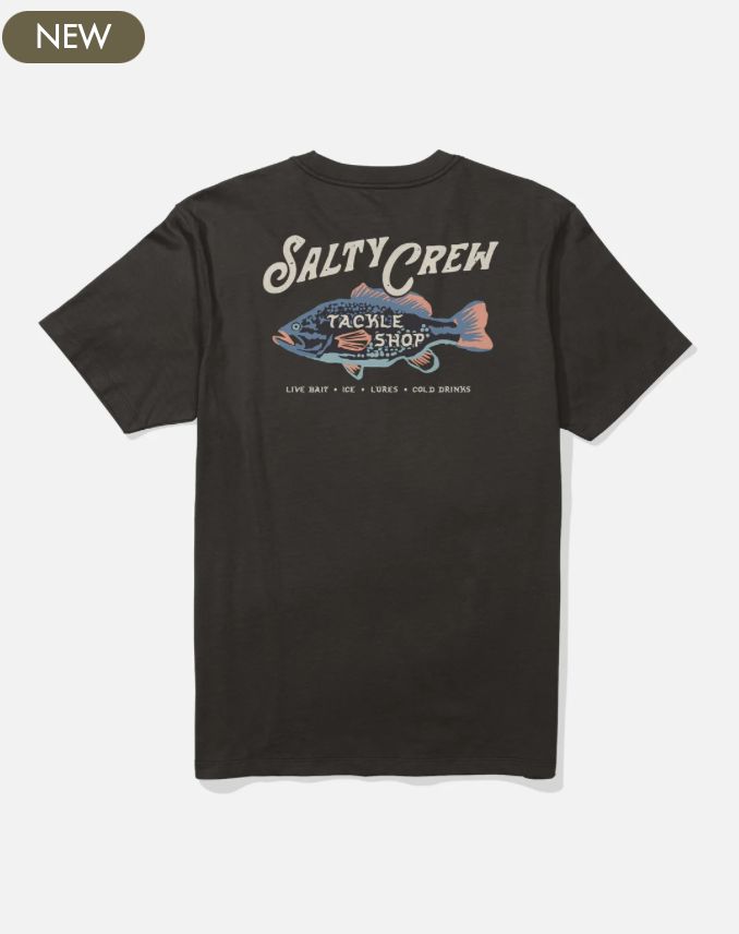 Salty Crew Tackle Shop Tee - Black