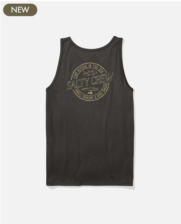 Salty Crew Skewed Tank - Black