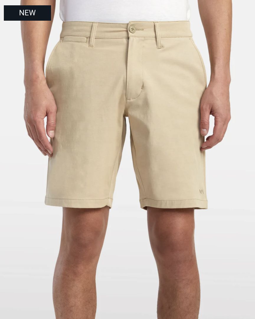 RVCA BACK IN HYBRID SHORT Khaki