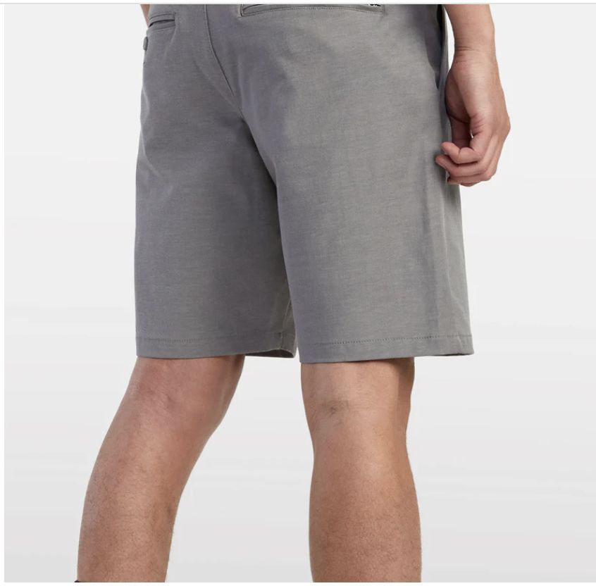 RVCA BACK IN HYBRID SHORT Athletic Heather