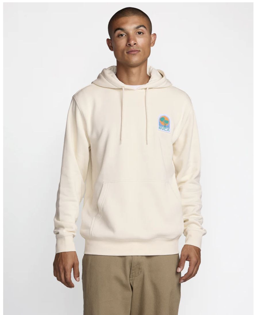 RVCA PUERTO NUEVO HOODIE Silver Bleach