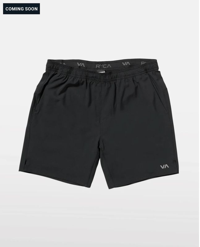 RVCA YOGGER 2-IN-1 17&quot; SHORT Black