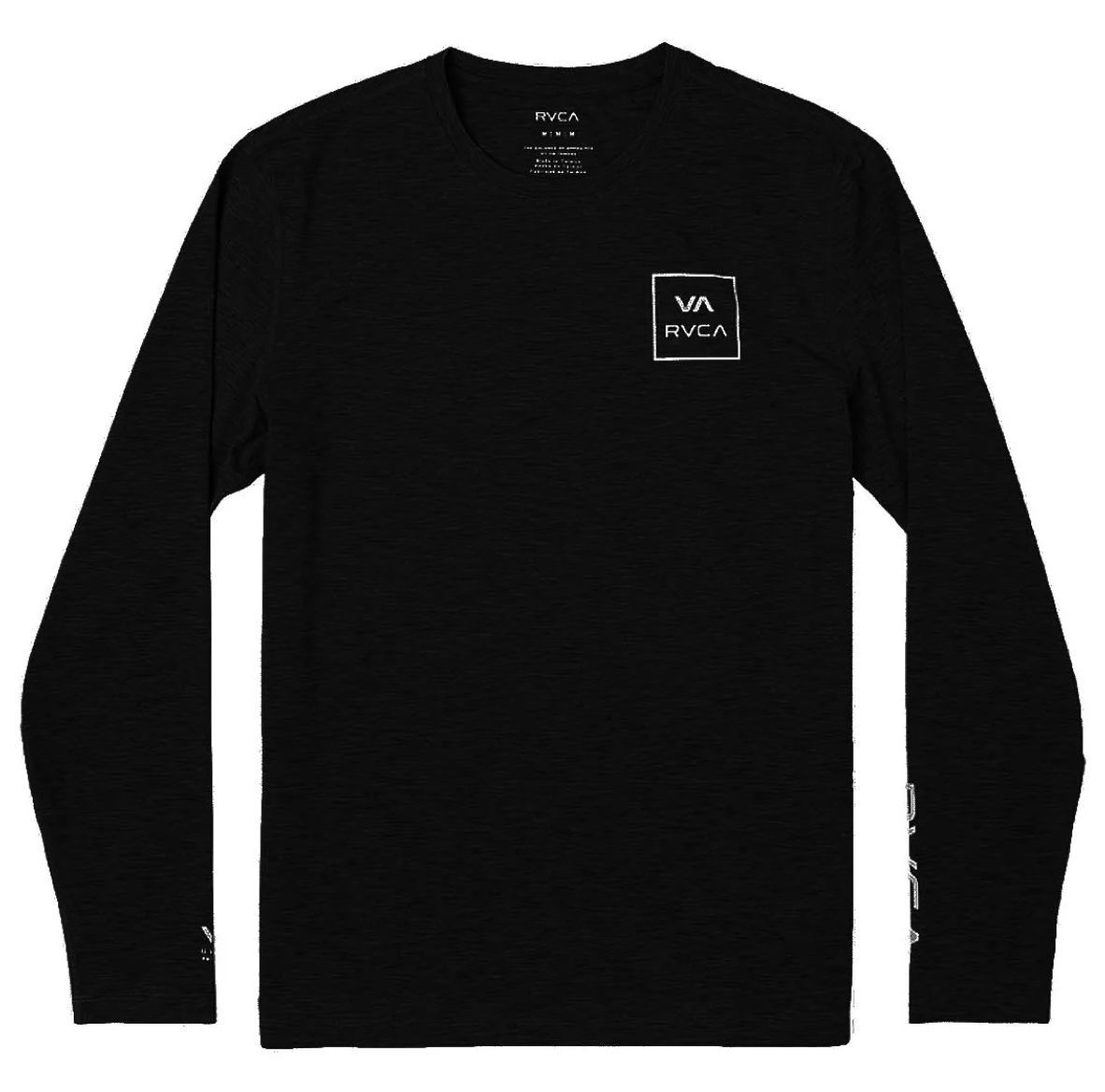 RVCA Surf Shirt LS Black