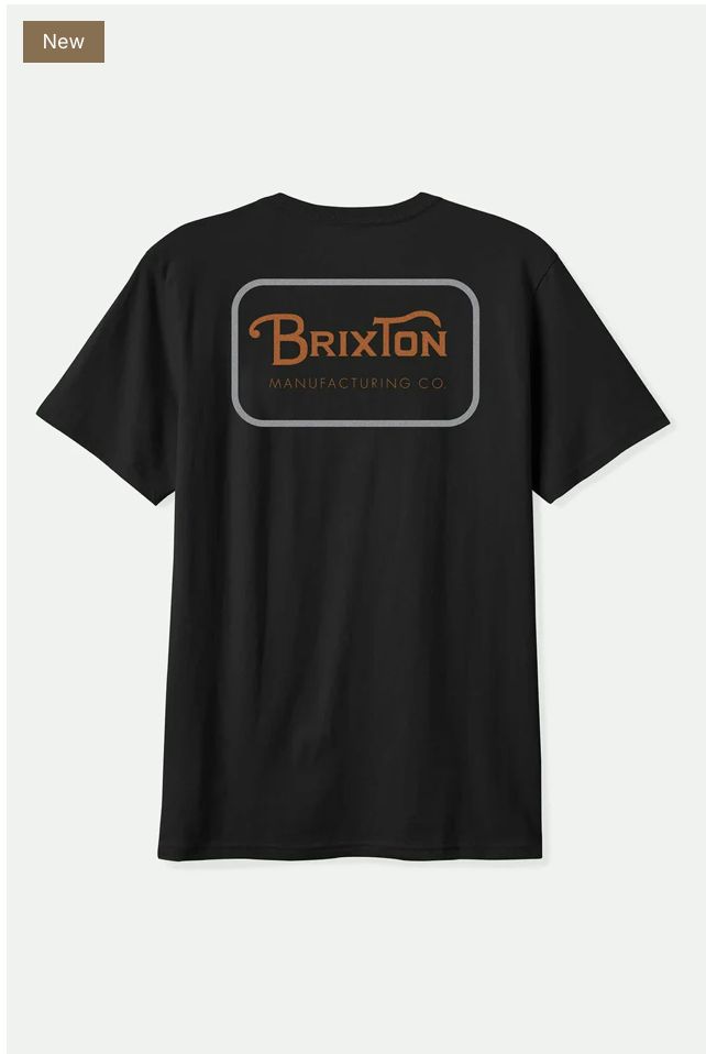 Brixton Grade Tee Black