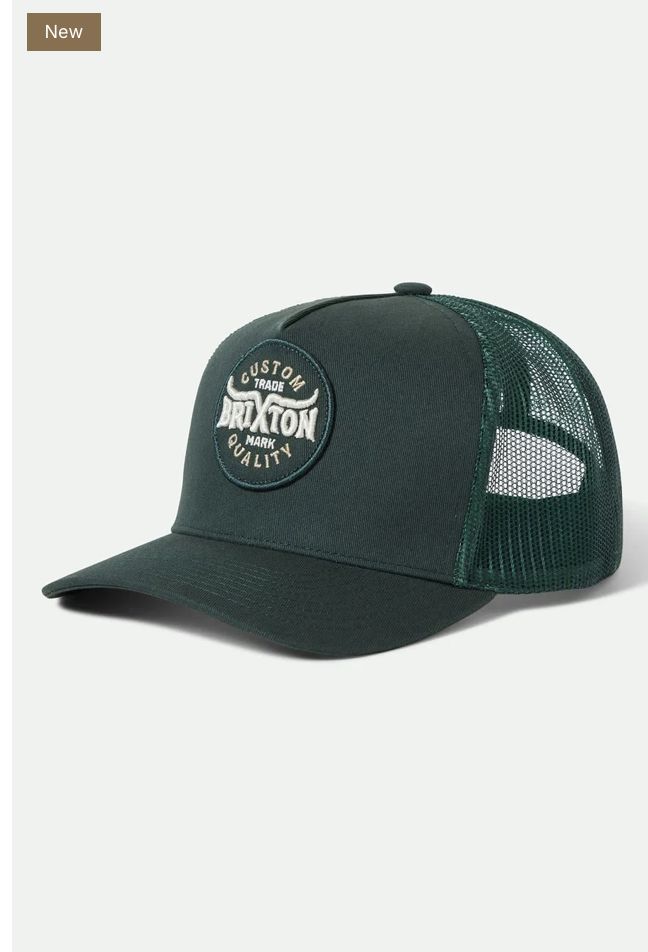 Brixton Gibson Deep Forest Curved Canback