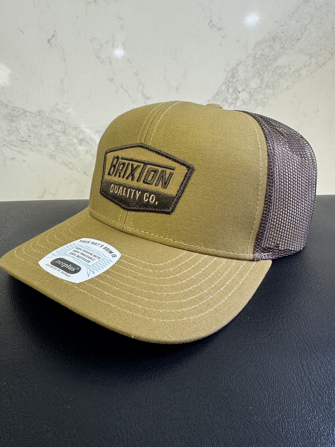 Brixton Regal Curved Sanpback Dark Khaki Coffee