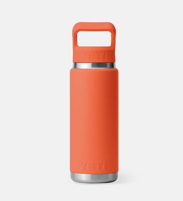 Yeti RAMBLER® 769 ML WATER BOTTLE  WITH COLOUR-MATCHED STRAW CAP Papaya