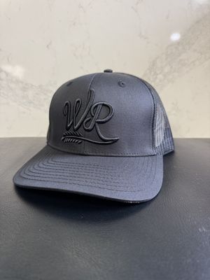 Whiskey Rd Black Black Curved Snapback
