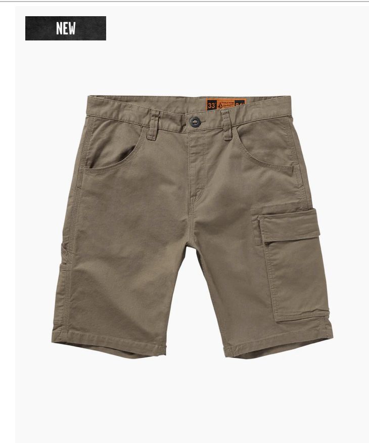 Volcom MEN&#39;S CALIPER II WORK SHORTS 20&quot; BNL