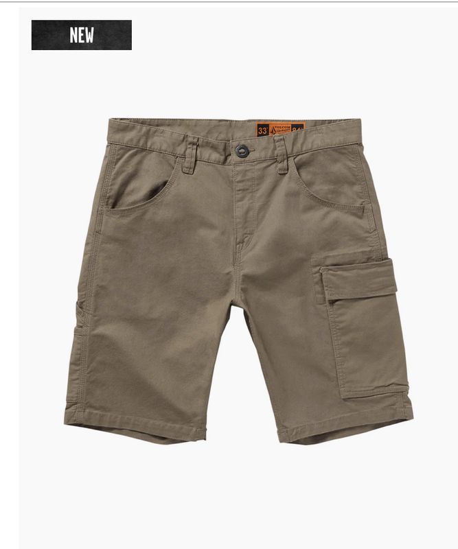 Volcom MEN&#39;S CALIPER II WORK SHORTS 20&quot; BNL