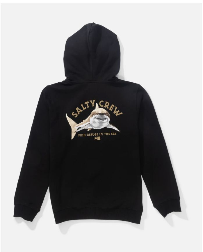 Salty Crew Lurking Boys Hoodie Black