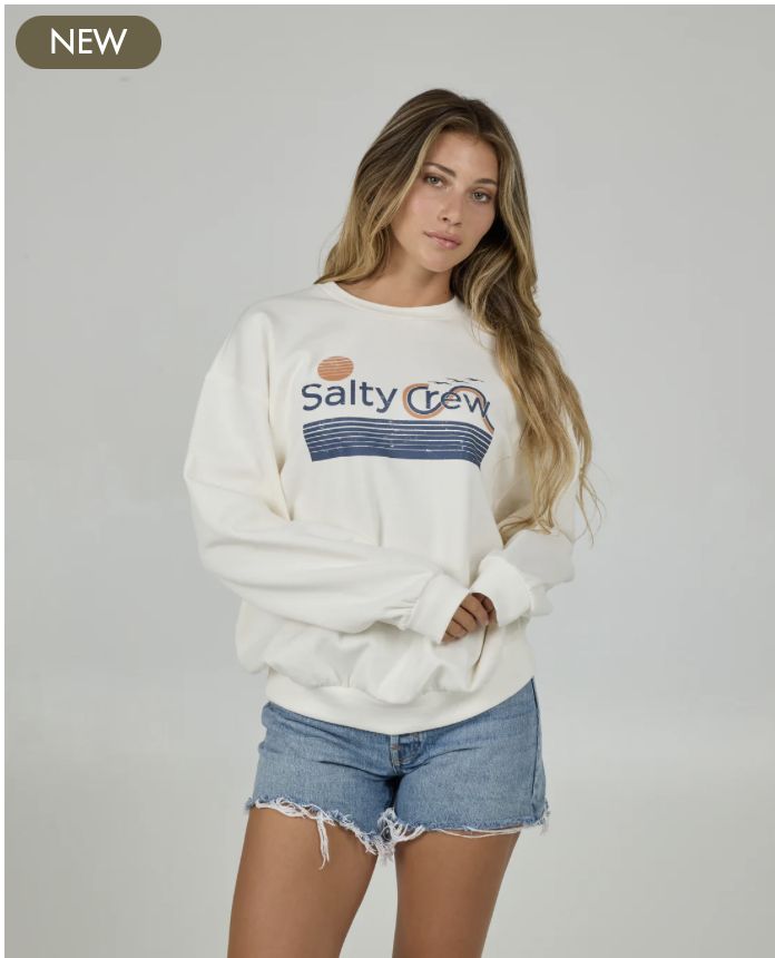 Salty Crew Sunny Side Crew Off White