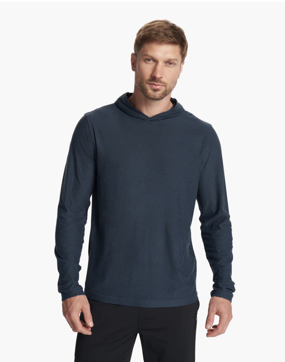 Vuori Strato Hoodie Navy Heather