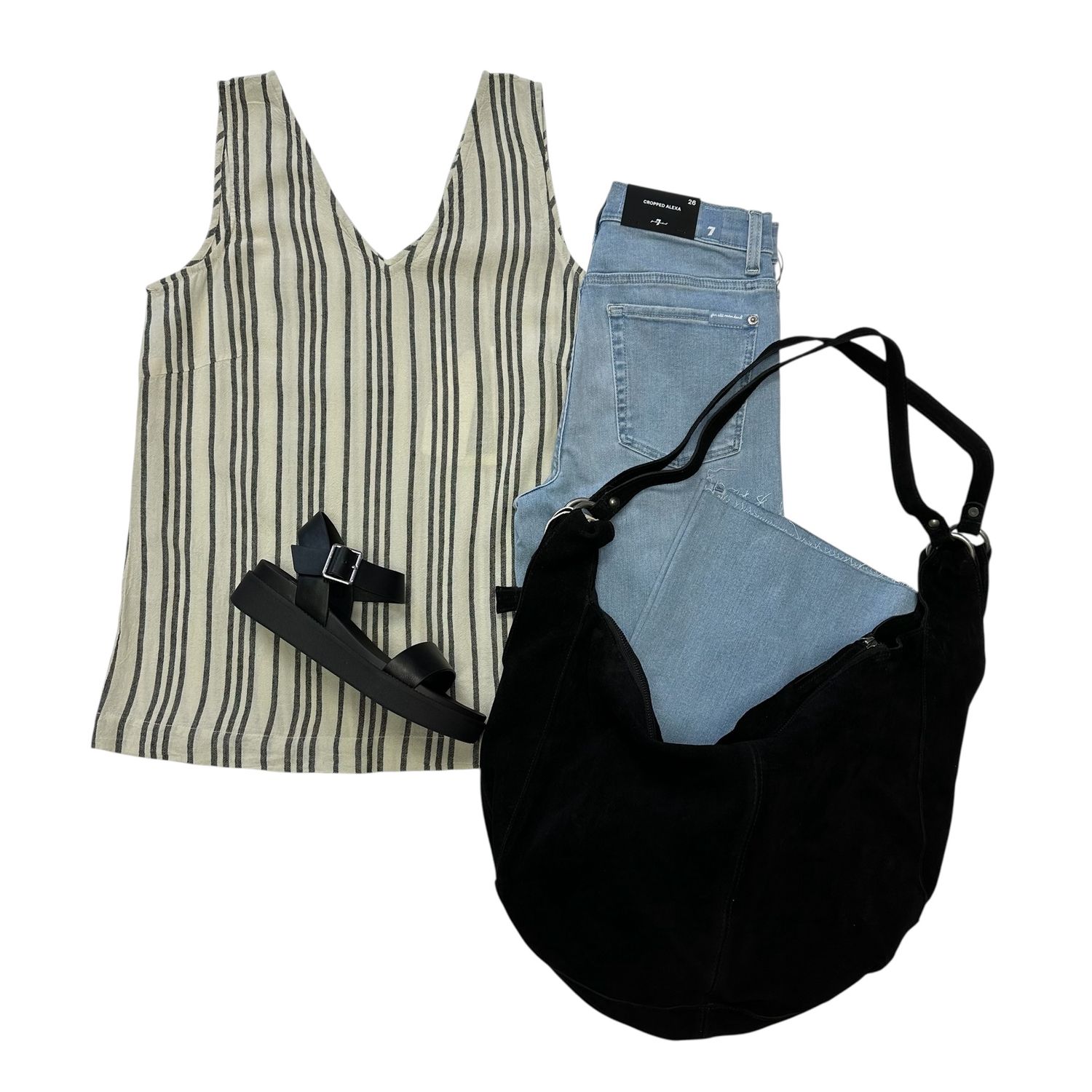 Kaffe Milia Top Moonstruck/Black