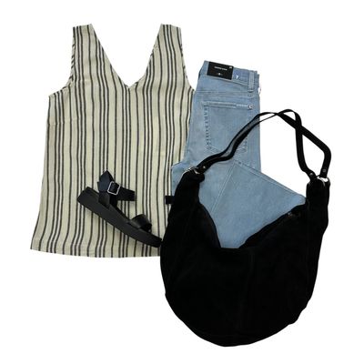 Kaffe Milia Top Moonstruck/Black