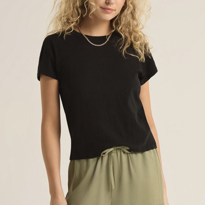Z Supply Modern Slub Tee Black