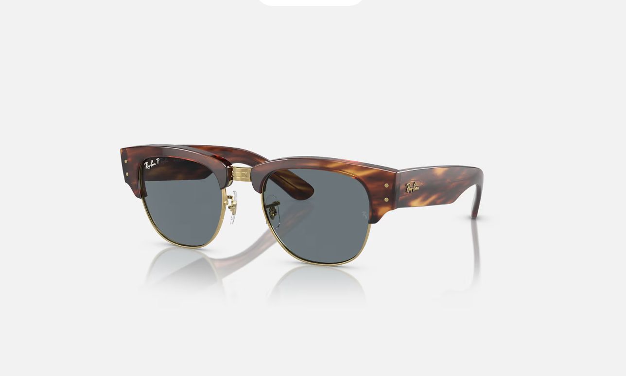 Rayban Mega Clubmaster Tortoise Polarized