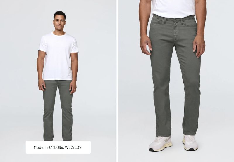 DU/ER No Sweat Straight Gull