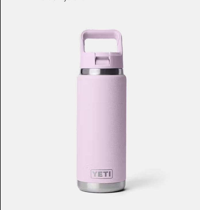 Yeti RAMBLER® 769 ML WATER BOTTLE  WITH COLOUR-MATCHED STRAW CAP Cherry Blossom