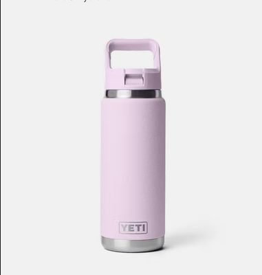 Yeti RAMBLER® 769 ML WATER BOTTLE  WITH COLOUR-MATCHED STRAW CAP Cherry Blossom