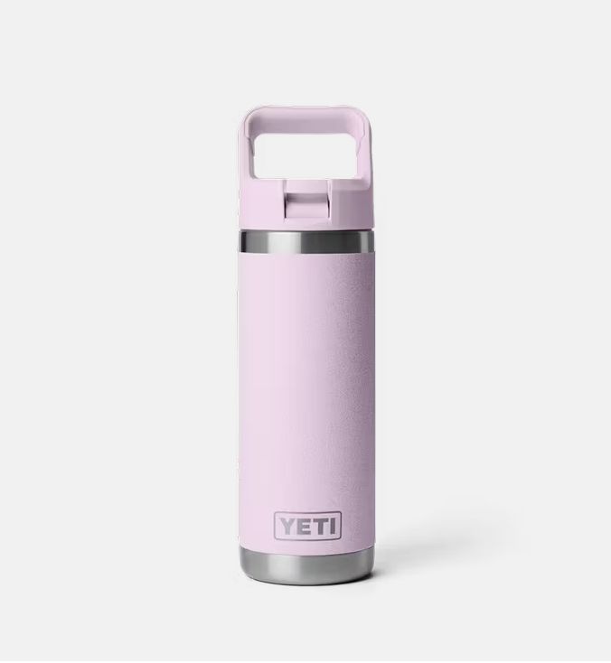 Yeti RAMBLER® 532 ML WATER BOTTLE  WITH COLOUR-MATCHED STRAW CAP Cherry Blossom