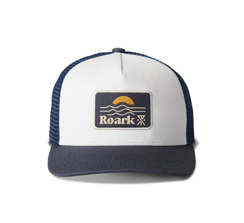 Roark Station Curved Snapback Navy