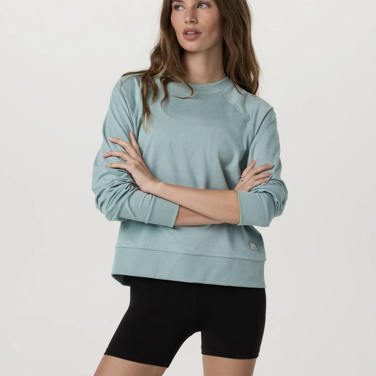 Vuori Halo Crew SeaGlass Heather