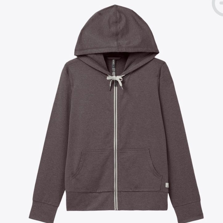 Vuori Halo Performance Hoodie Huckleberry Heather
