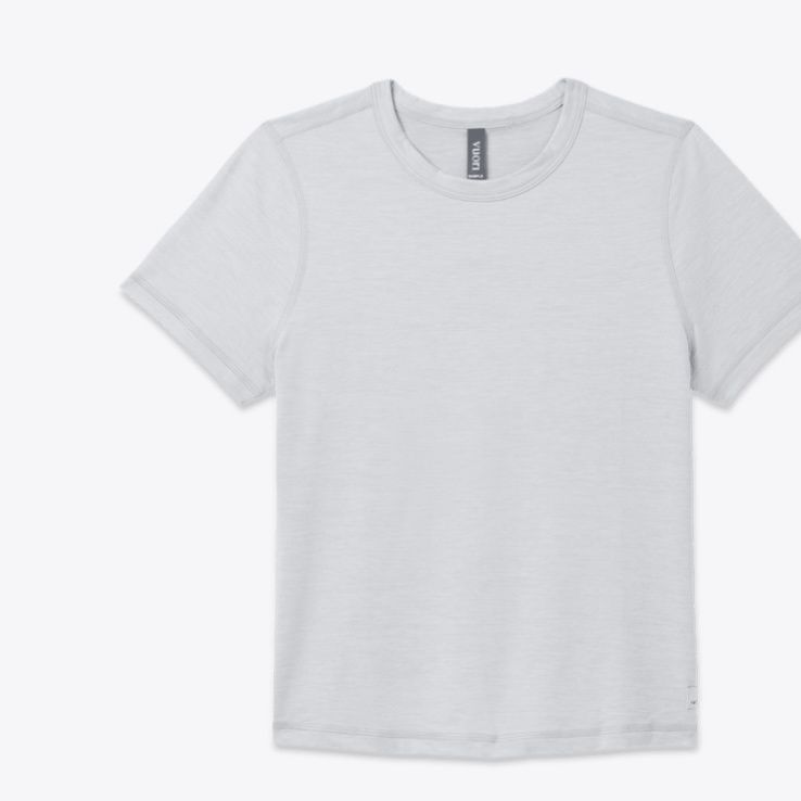 Vuori SS Lux Tee Light Heather Grey