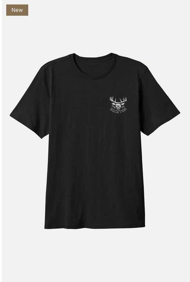 Brixton Berick Black Tee