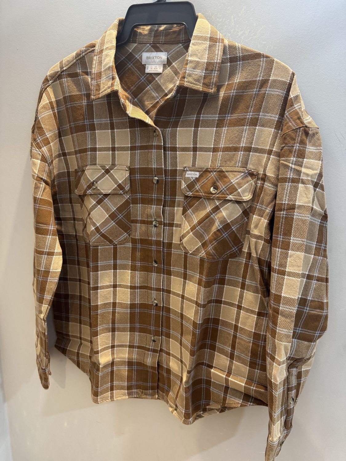 Brixton Bowery LS Washed Copper