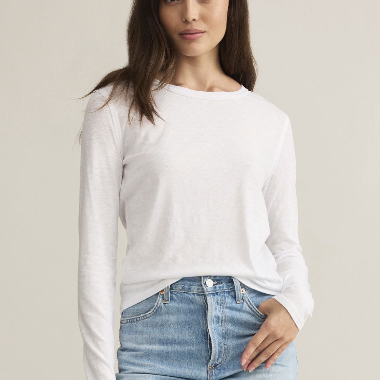Z Supply Arlet Slub Top White