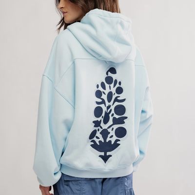 Free People CTW Final Call Hoodie Blue
