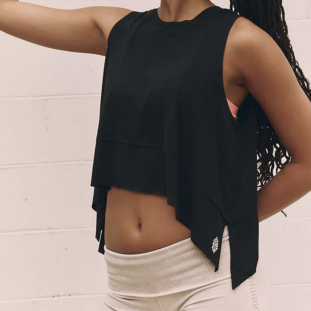 Free People Tempo Tank Black