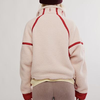 Free People Mountain High 1/2 Zip Pink