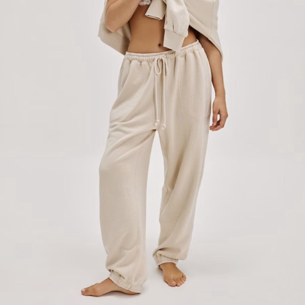 Free People Slow It Down Jogger Oat
