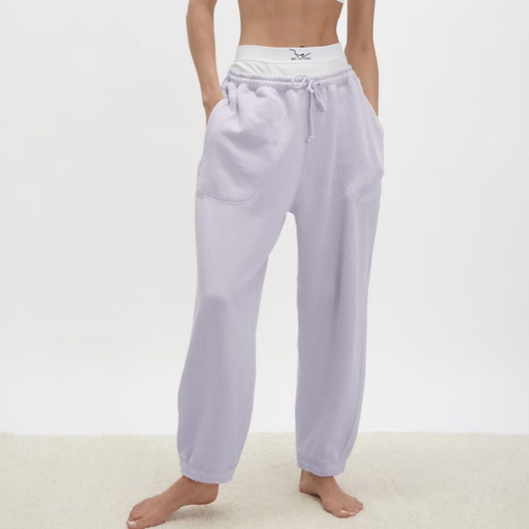 Free People Slow It Down Jogger Lilac