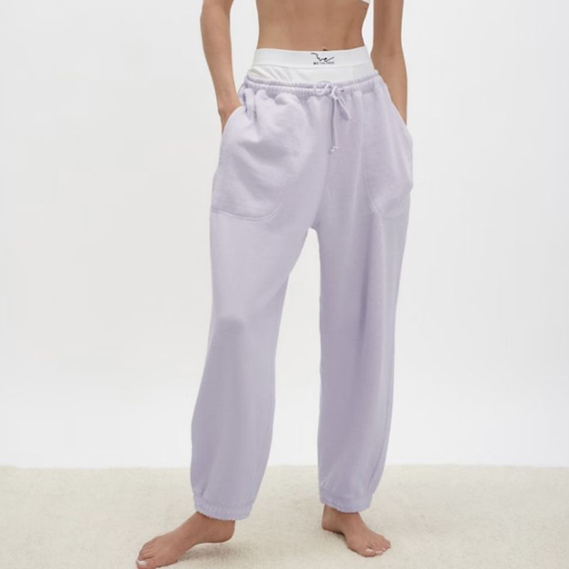 Free People Slow It Down Jogger Lilac