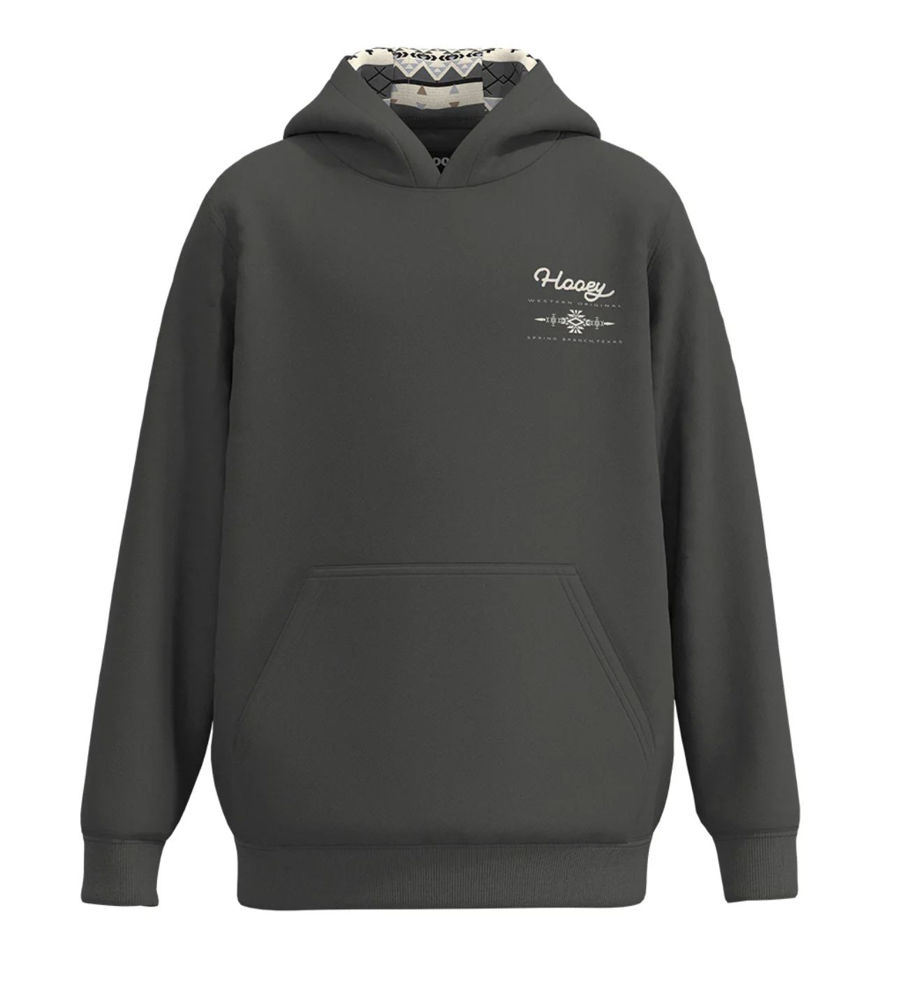 HOOEY YOUTH &quot;THE PEYOTE&quot; STEEL GREY HOODY