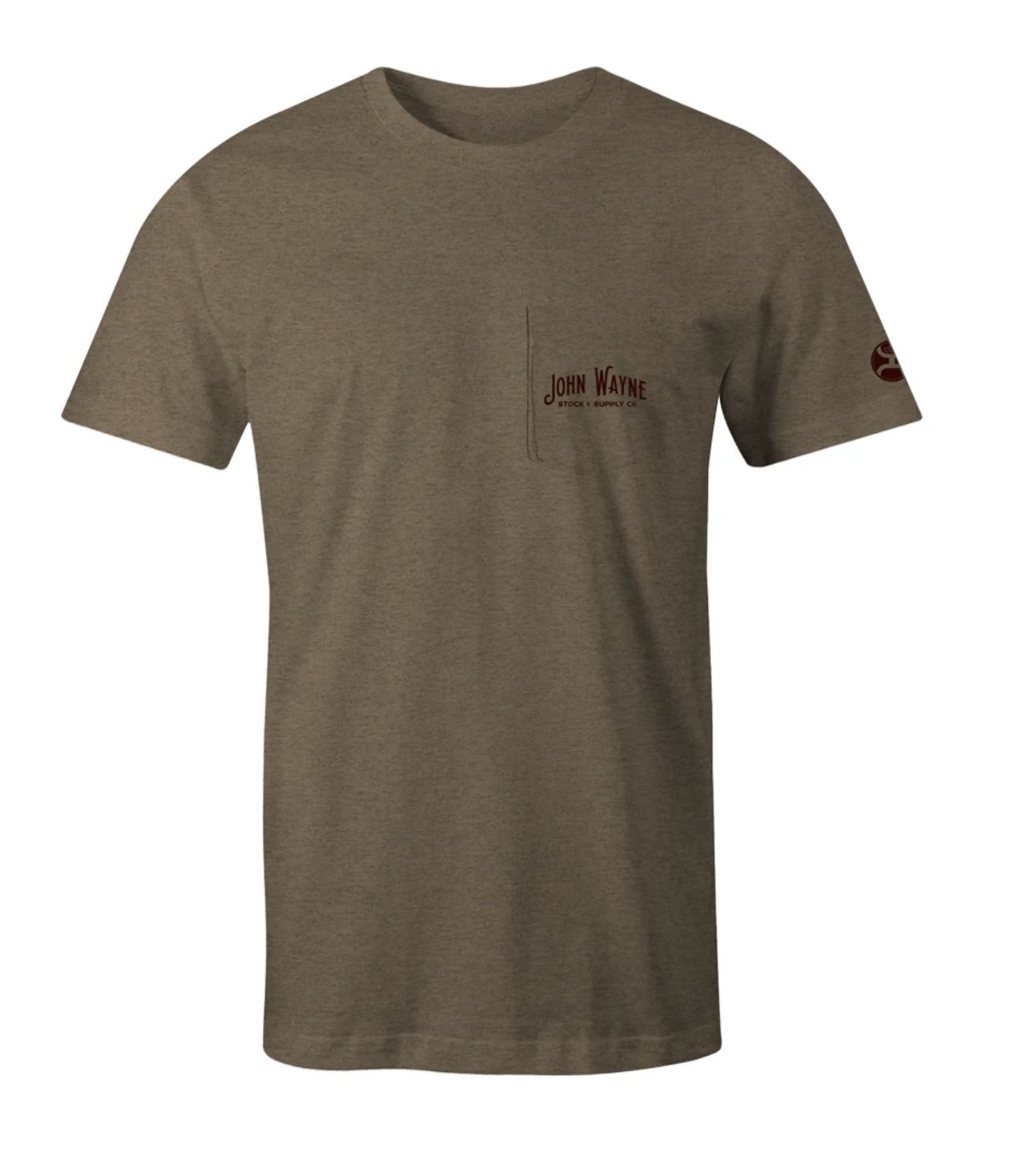 HOOEY &quot;JOHN WAYNE&quot; LIGHT BROWN T-SHIRT