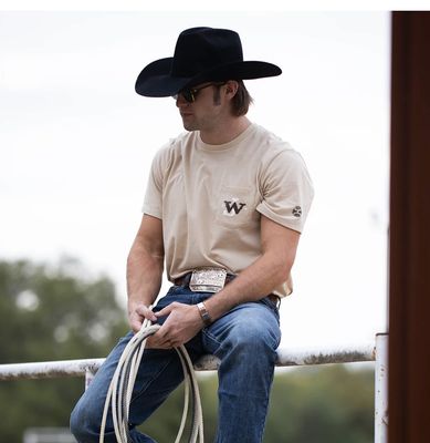 Hooey &quot;John Wayne Cattle Co. on Back and Back and Logo on Pocket
