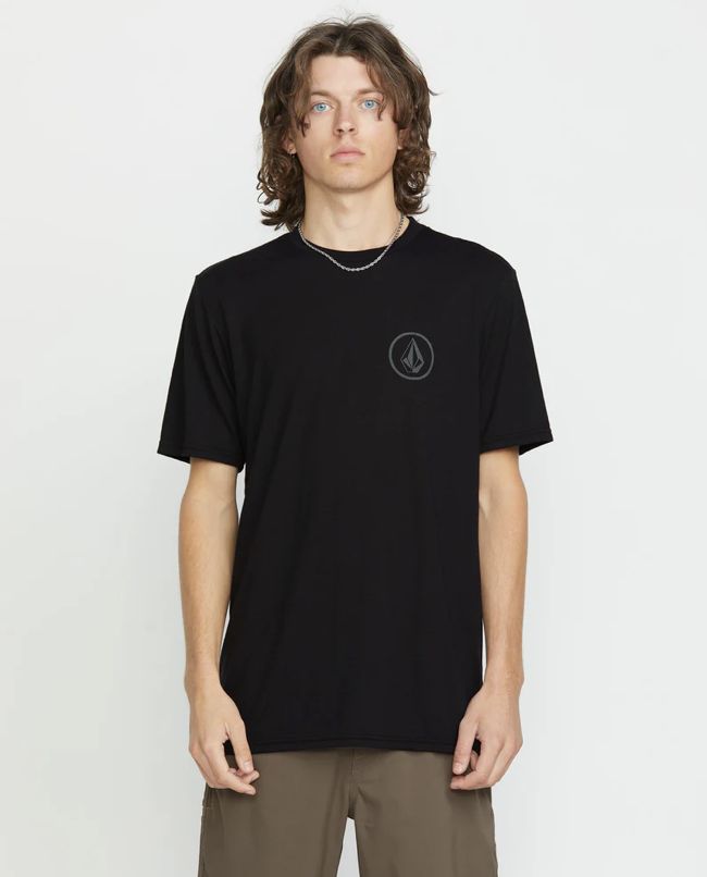 Volcom STONE TECH SHORT SLEEVE TEE Black