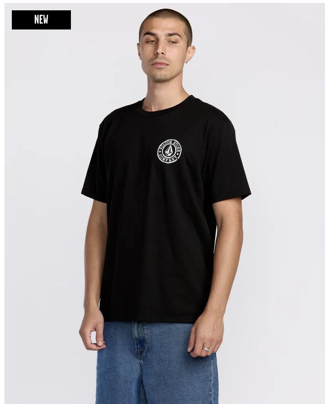 Volcom Logo Stamp Black