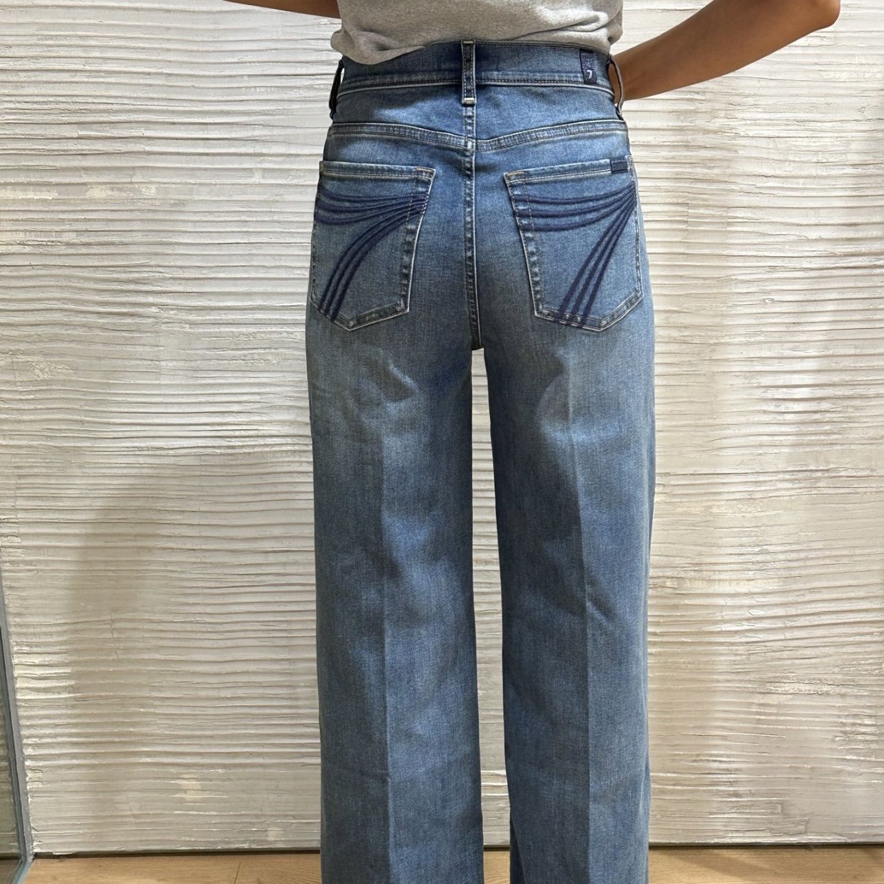 Seven For All Mankind Ultra High Rise Jo in Swim