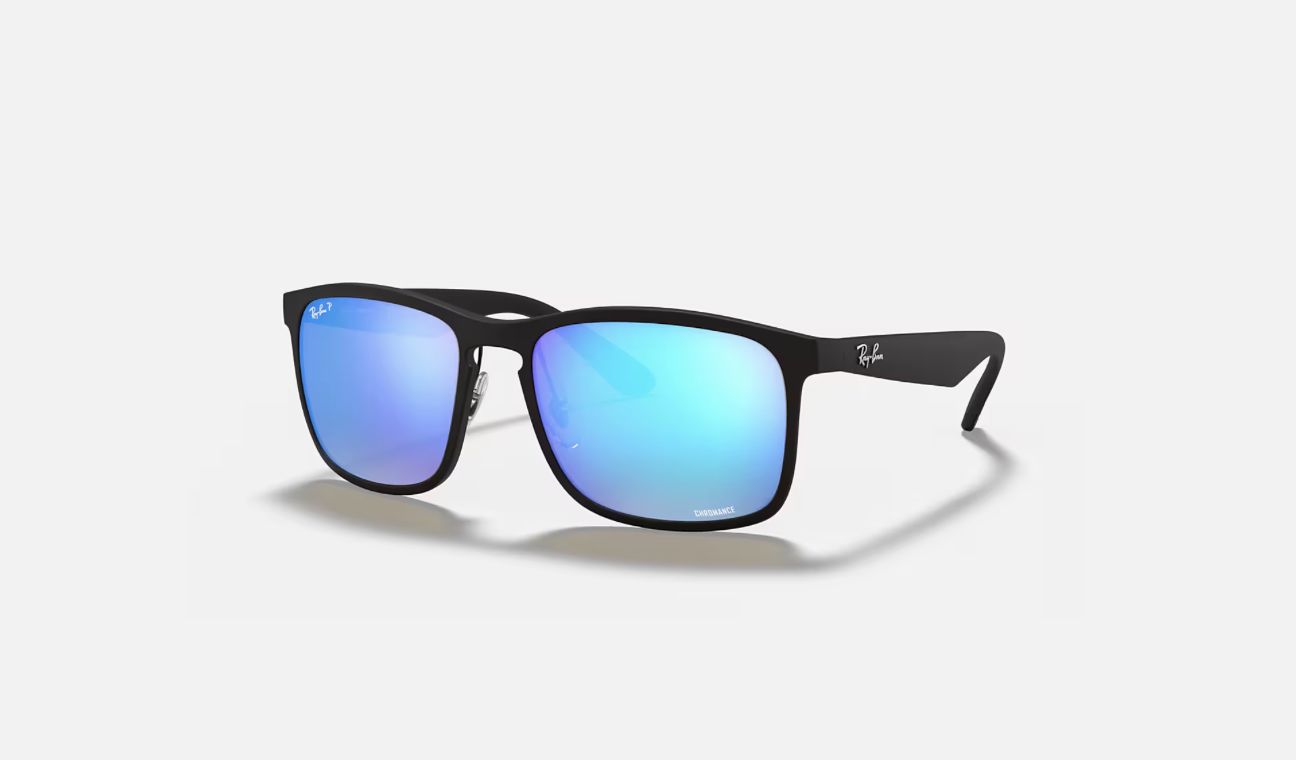 Rayban 4264 Matte Black Blue Mirror