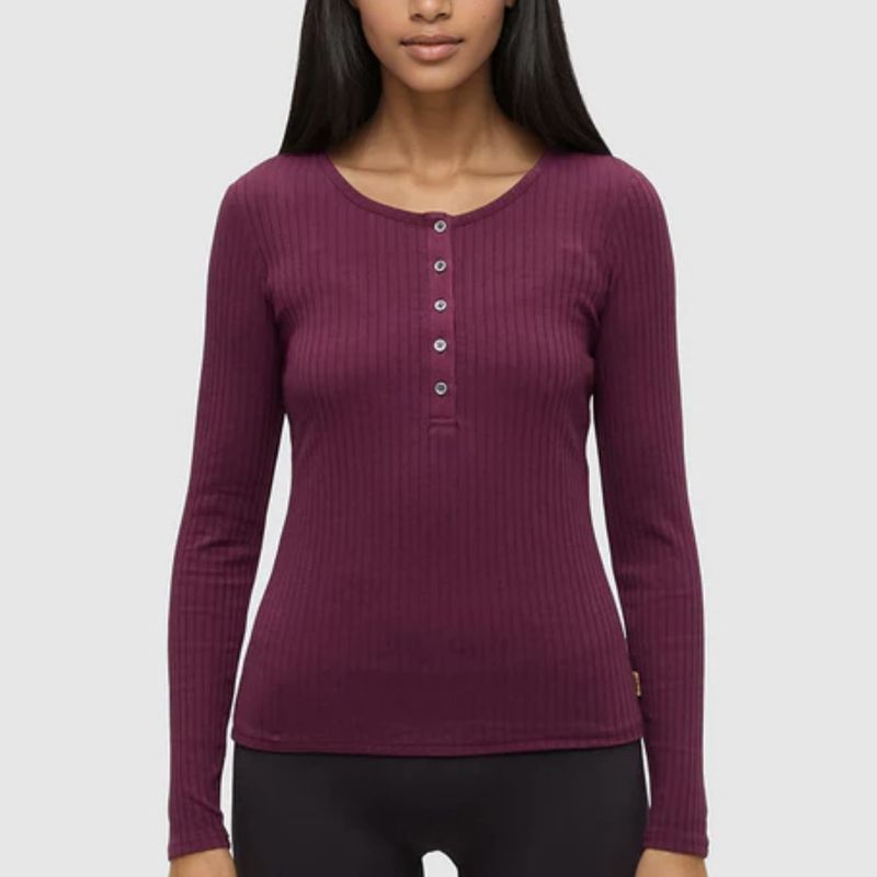 TenTree Knowles Henley Burgundy