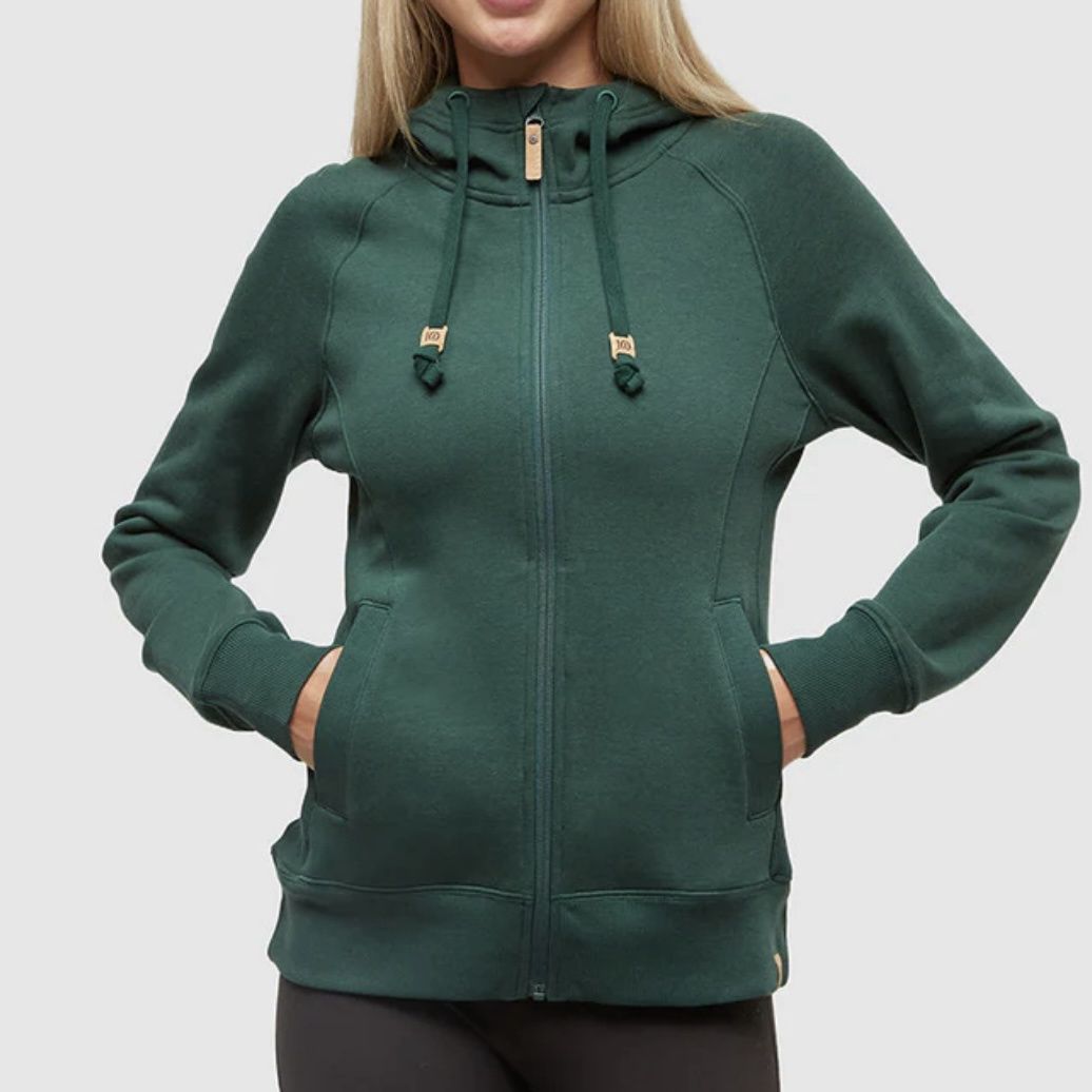 TenTree Elm Zip Hoodie Forest Pine