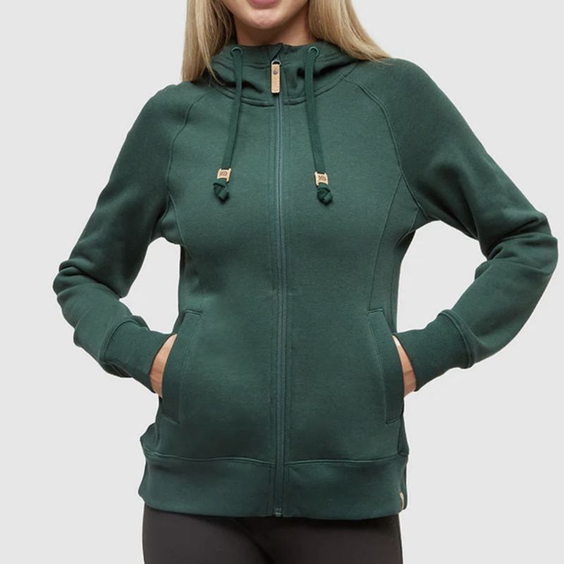 TenTree Elm Zip Hoodie Forest Pine