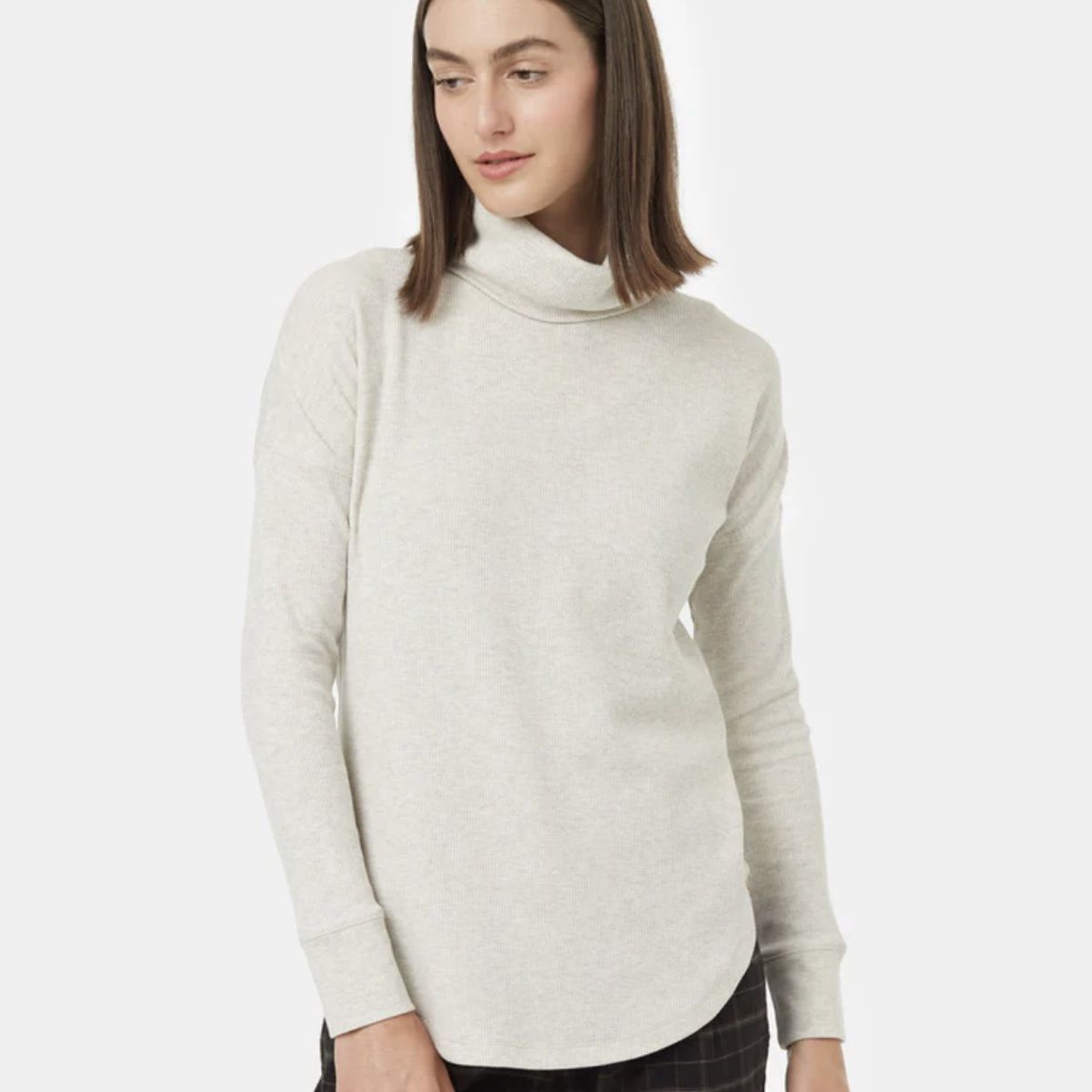 TenTree Highwood Turtleneck Vintage White