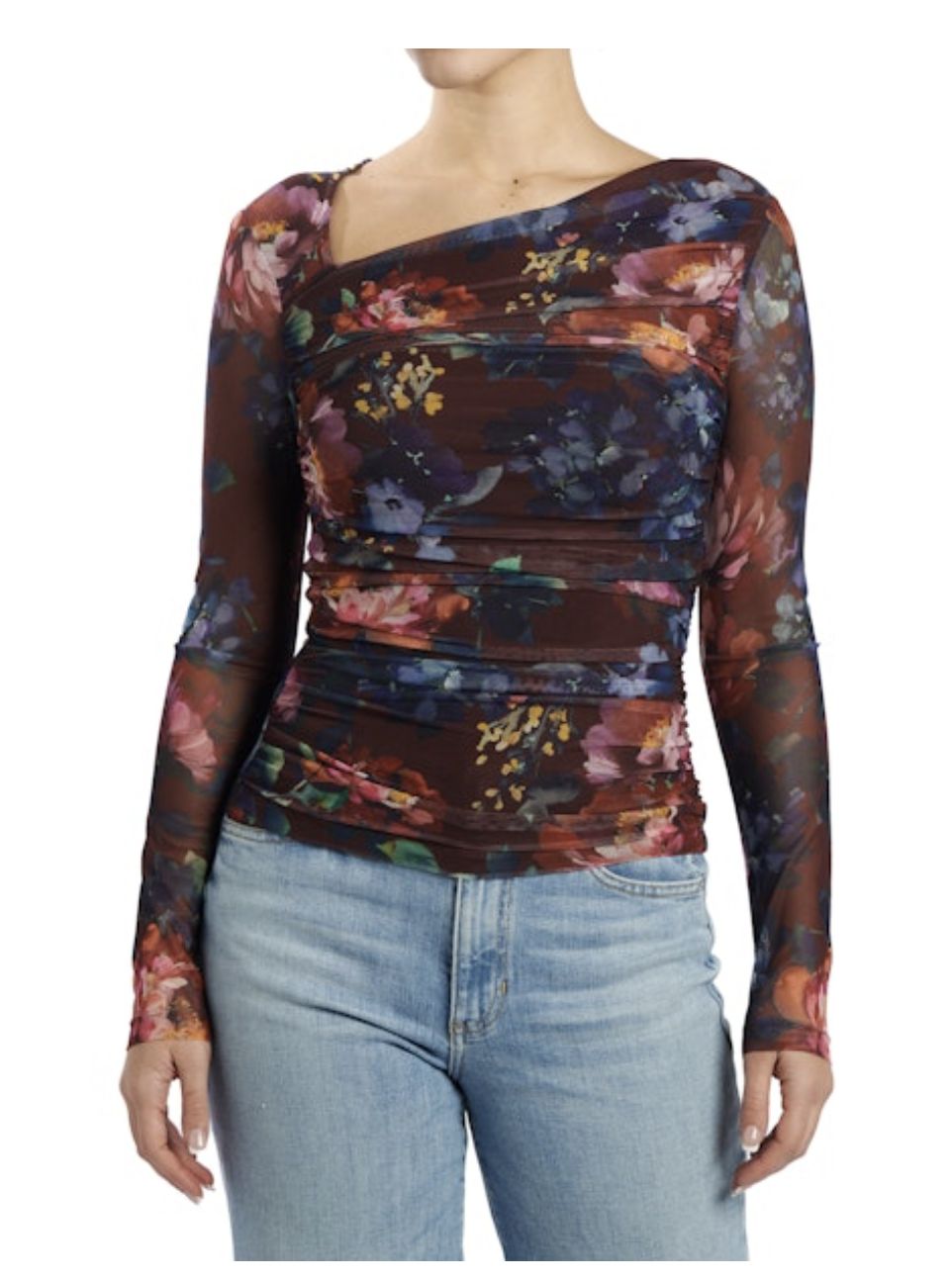 Guess ECO BERNARDETTE TOP Midnight Bloom